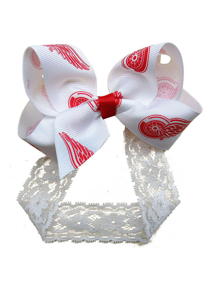 Detroit Red Wings Lace Toddler Headband