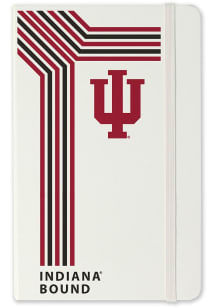 White Indiana Hoosiers School Bound team logo Notebook and Folder