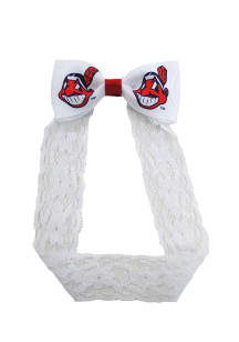 Cleveland Indians Lace Baby Headband