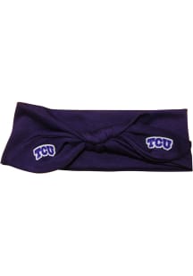 TCU Horned Frogs Knotted Bow Youth Headband