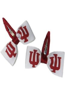 Clippie Indiana Hoosiers Baby Hair Barrette - Red