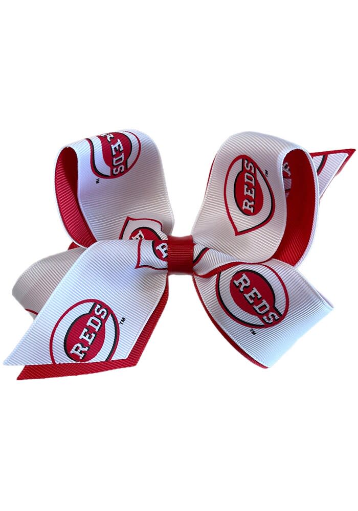 Cincinnati Reds 2 Tone Kids Hair Barrette