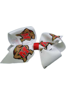 Junior Maryland Terrapins Kids Hair Barrette - Red