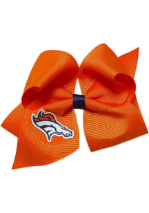 Denver Broncos Glitter Kids Hair Barrette