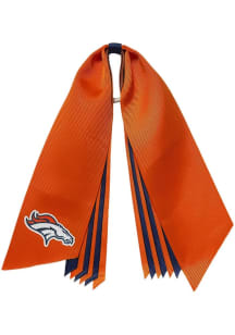 Denver Broncos Glitter Pony Streamer Kids Hair Ribbons