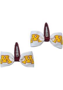 Clippies Minnesota Golden Gophers Baby Hair Barrette - Red