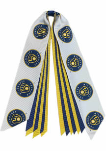 Milwaukee Brewers Pony Streamer Kids Hair Ribbons