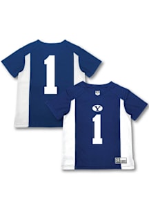 BYU Cougars Toddler Navy Blue Sideline Football Jersey