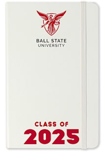 Ball State Cardinals Class of 25 team logo Notebook and Folder - White