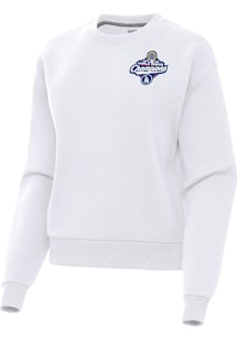 Antigua Los Angeles Dodgers Womens White 2025 World Series Champions Victory Crew Sweatshirt