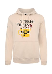 Levelwear Pittsburgh Pirates Mens Tan Podium Mellow Long Sleeve Hoodie