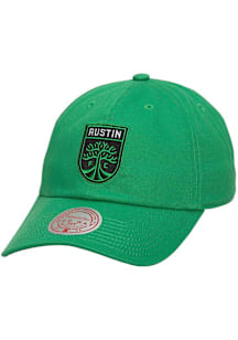 Mitchell and Ness Austin FC Team Ground 2.0 Dad Strapback Adjustable Hat - Green