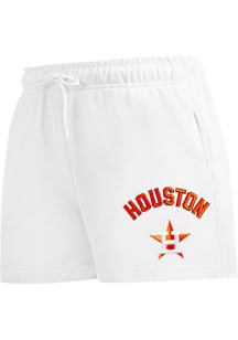 Pro Standard Houston Astros Womens White Classic Shorts