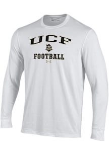 Under Armour UCF Knights White Football Performance Long Sleeve T Shirt