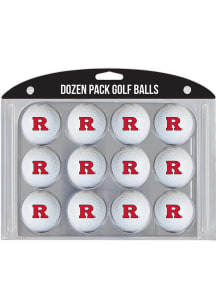 White Rutgers Scarlet Knights Dozen Pack Golf Balls