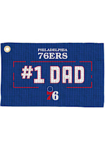 Philadelphia 76ers #1 Dad Waffle Golf Towel