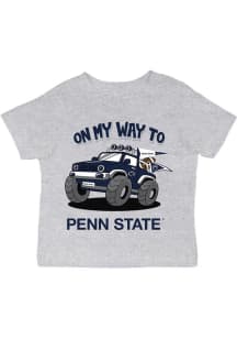 Infant Penn State Nittany Lions Grey Vive La Fete On My Way Short Sleeve T-Shirt