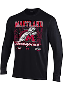 Under Armour Maryland Terrapins Black Football Homecoming 2025 Long Sleeve T Shirt