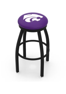 Black K-State Wildcats Black Pub Stool