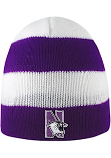 LogoFit Northwestern Wildcats White Columbia Mens Knit Hat