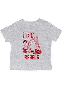 Vive La Fete UNLV Runnin Rebels Infant Excavator Short Sleeve T-Shirt Grey