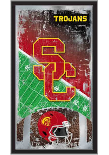 USC Trojans Football Hanging Back Bar Mirror