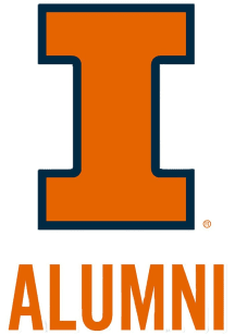 Orange Illinois Fighting Illini Alumni Decal