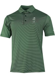 Mens Michigan State Spartans Green Columbia Baseball Sparty Short Sleeve Polo Shirt