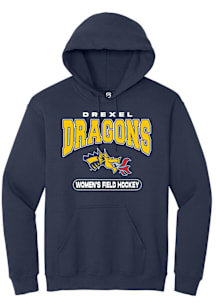 Summit Sportswear Drexel Dragons Mens Navy Blue Field Hockey Long Sleeve Hoodie