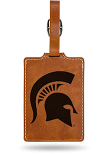 Michigan State Spartans Brown Brown Luggage Tag