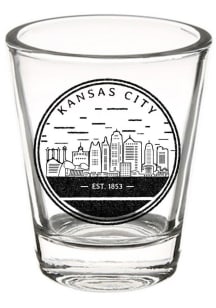 Kansas City 2oz Circle Skyline Shot Glass