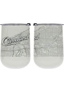 Cleveland 18 oz Wordmark Map Stainless Steel Stemless
