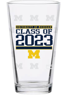 Michigan Wolverines 16 oz Class of 2023 Pint Glass