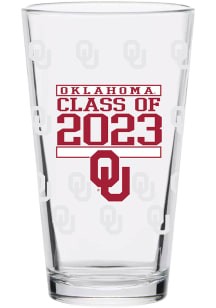 Oklahoma Sooners 16 oz Class of 2023 Pint Glass