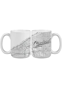 Cleveland 15 oz City Map Mug