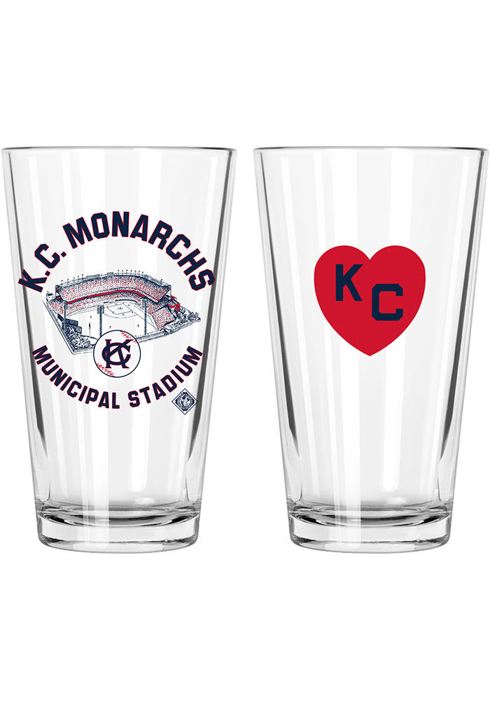Kansas City Monarchs KC Monarchs Stadium Pint Glass