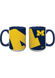 Michigan Wolverines 15 oz Logo Mug
