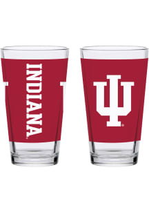 Indiana Hoosiers 16 oz PRIMARY Pint Glass