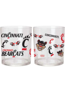 Cincinnati Bearcats 10 oz Medley Rock Glass