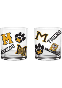 Missouri Tigers 14 OZ VAULT MEDLEY Rock Glass