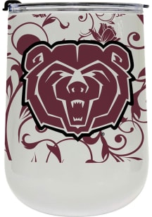 Missouri State Bears 18oz Floral Curved Stainless Steel Stemless