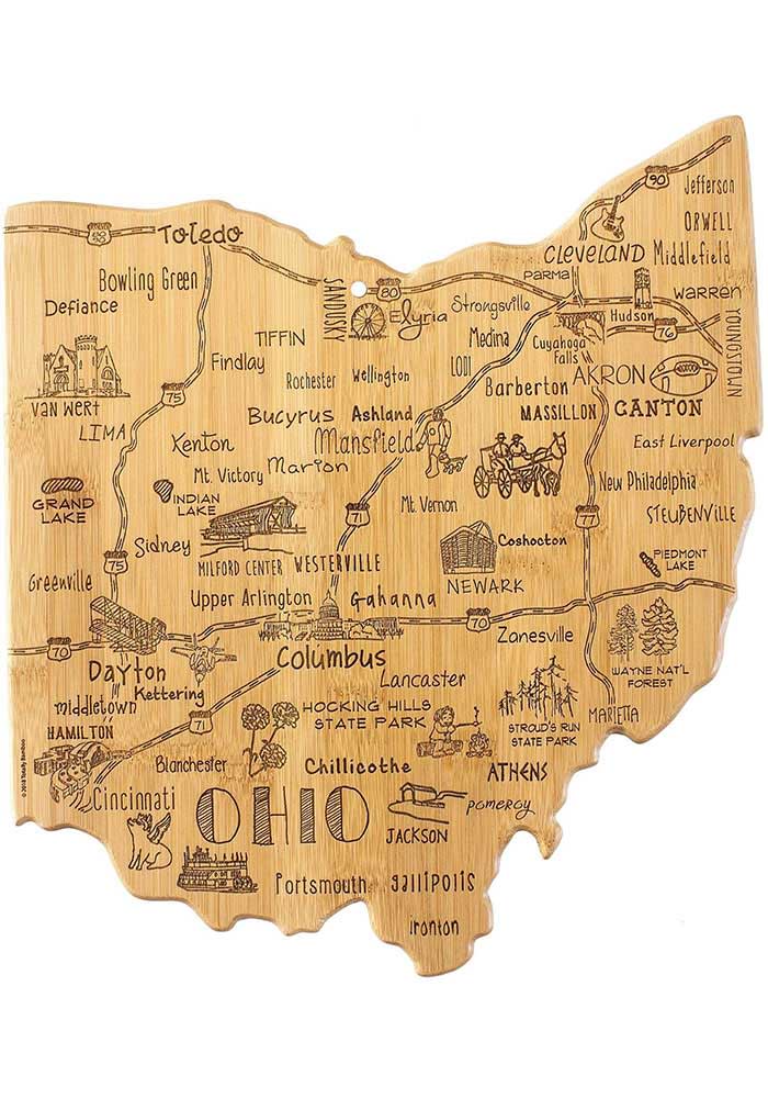 Ohio Destination Cutting Board