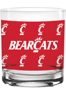 Cincinnati Bearcats 14oz Logo Rock Glass