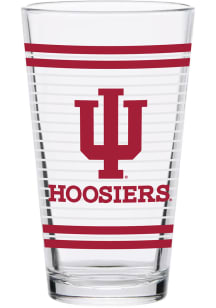 Red Indiana Hoosiers 16oz Ring Pint Glass