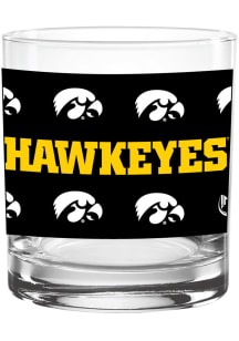 Iowa Hawkeyes 14oz Logo Rock Glass