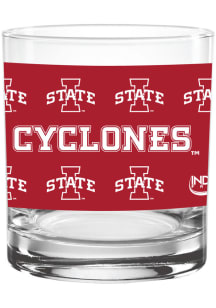 Iowa State Cyclones 14oz Logo Rock Glass