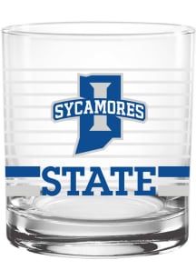 Indiana State Sycamores 14oz Ring Rock Glass