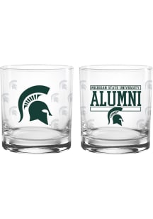 Michigan State Spartans 14 oz Alumni Rock Glass
