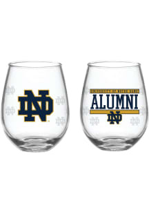 Notre Dame Fighting Irish 15 oz Alumni Stemless Wine Glass