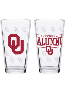 Oklahoma Sooners 16 oz Alumni Pint Glass